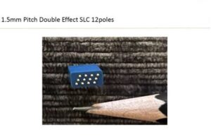 1.5mm pitch double effect SLC 12 poles01 POGO pin series｜標準品からカスタム特殊仕様品を設計まで